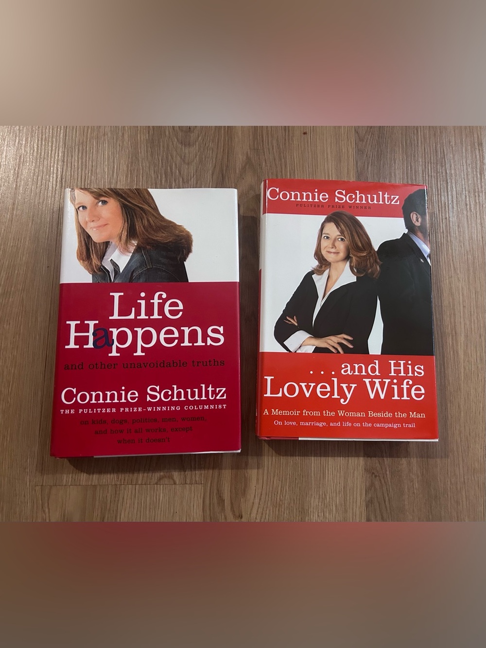 Life Happens & ...and I’m a Lovely Woman - Red Hardcover Book Set